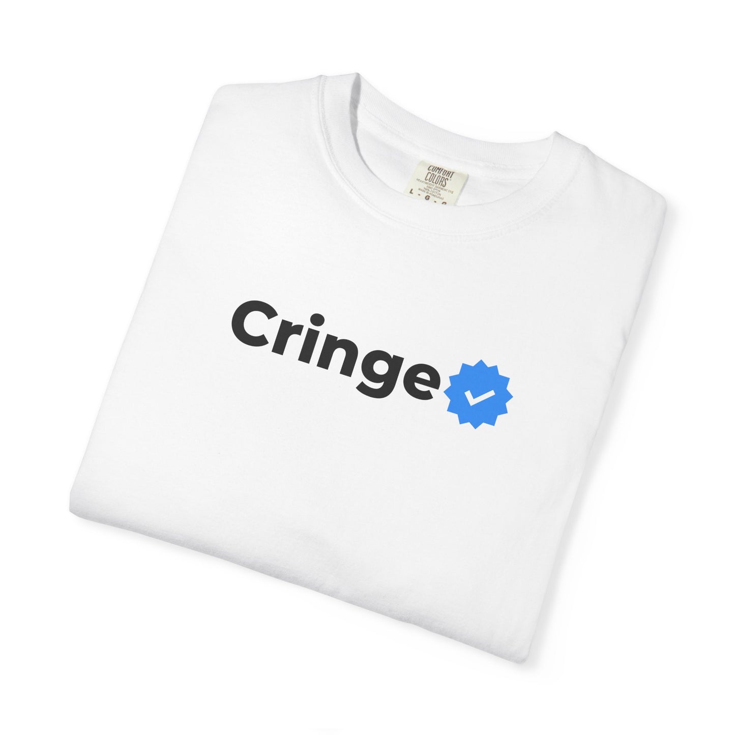 T-shirt "Cringe ✅" – Tee minimaliste humour Gen Z tendance 2025