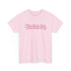 Cute Pink Script Graphic T‑Shirt - Unisex Heavy Cotton Tee - Taref