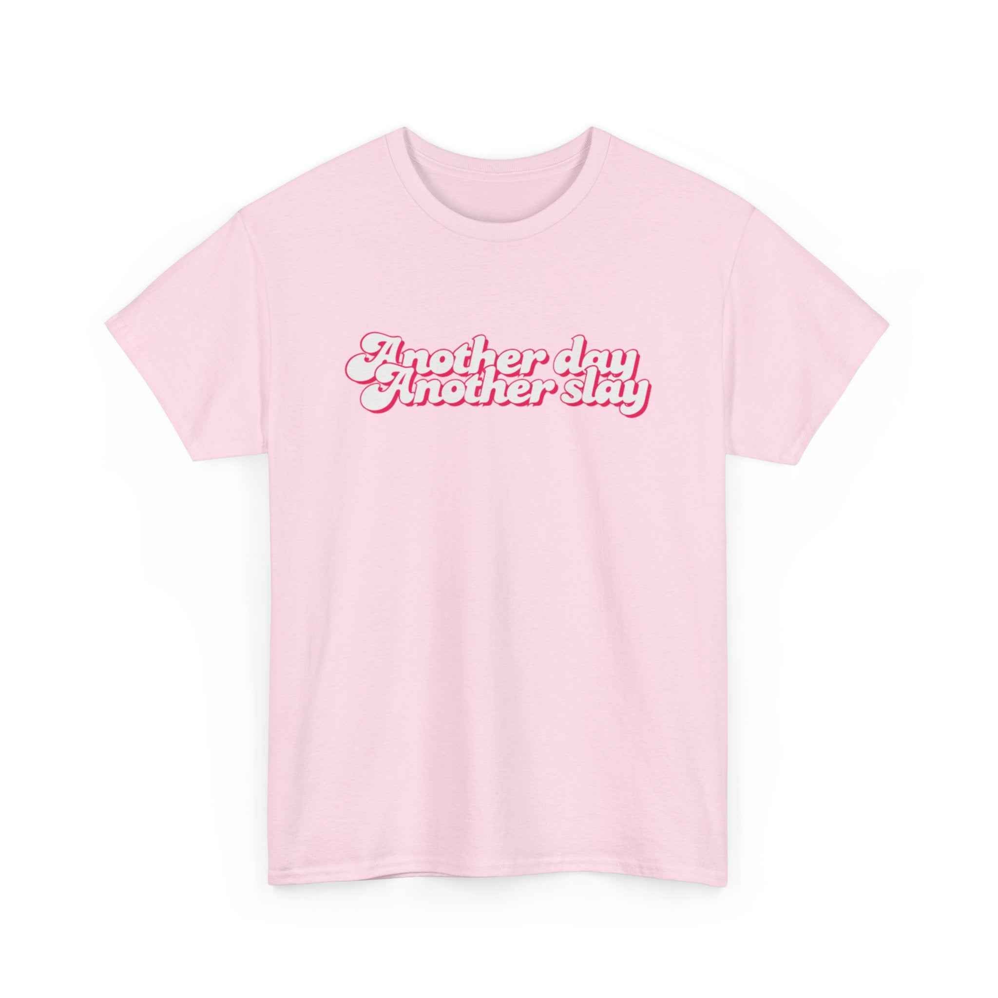Cute Pink Script Graphic T‑Shirt - Unisex Heavy Cotton Tee - Taref