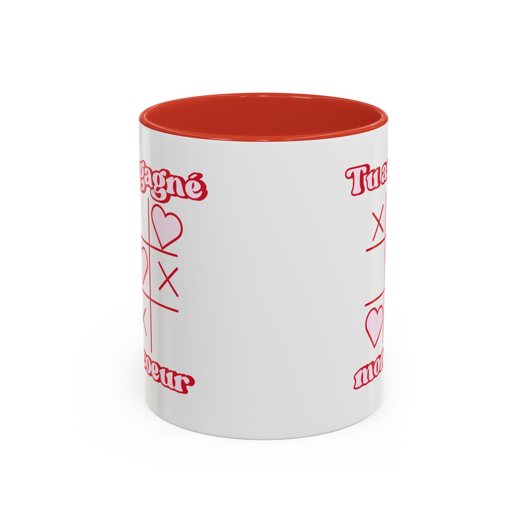Mug « Tu as gagné mon cœur » – Cadeau mignon & romantique | Tasse amour Saint-Valentin - Taref