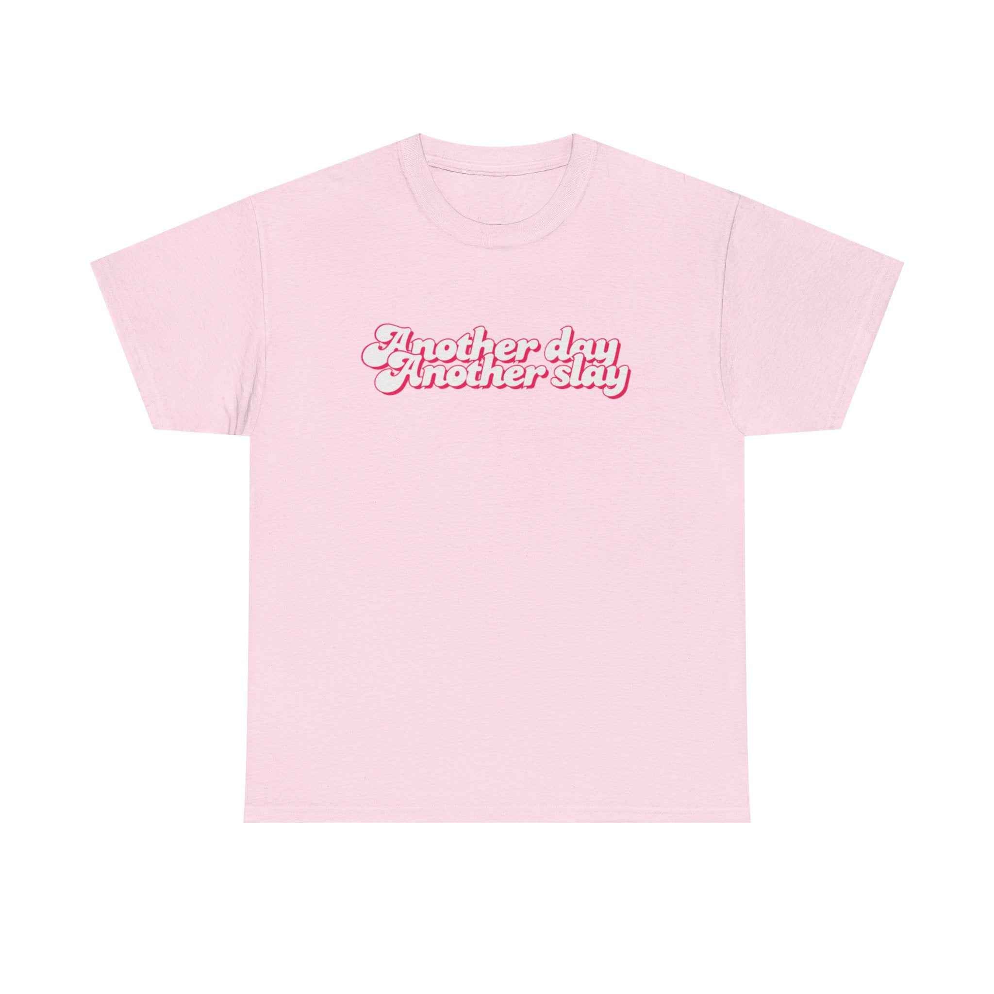 Cute Pink Script Graphic T‑Shirt - Unisex Heavy Cotton Tee - Taref