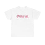 Cute Pink Script Graphic T‑Shirt - Unisex Heavy Cotton Tee - Taref