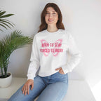 Born to Slay™ Oversized Pink Sweatshirt – Aesthetic Cozy Crewneck for Women | Trendy Casual Wear | TikTok Viral Style - Taref