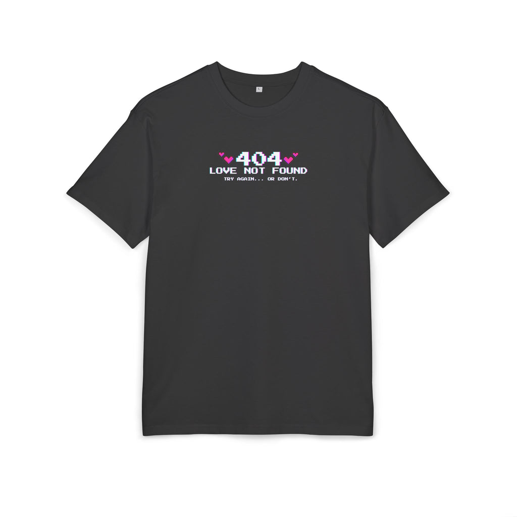 T-shirt Oversize Y2K “404 LOVE NOT FOUND”