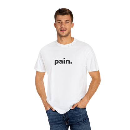 T-shirt unisexe "pain." – Tee minimaliste humour argot & tendance Gen Z