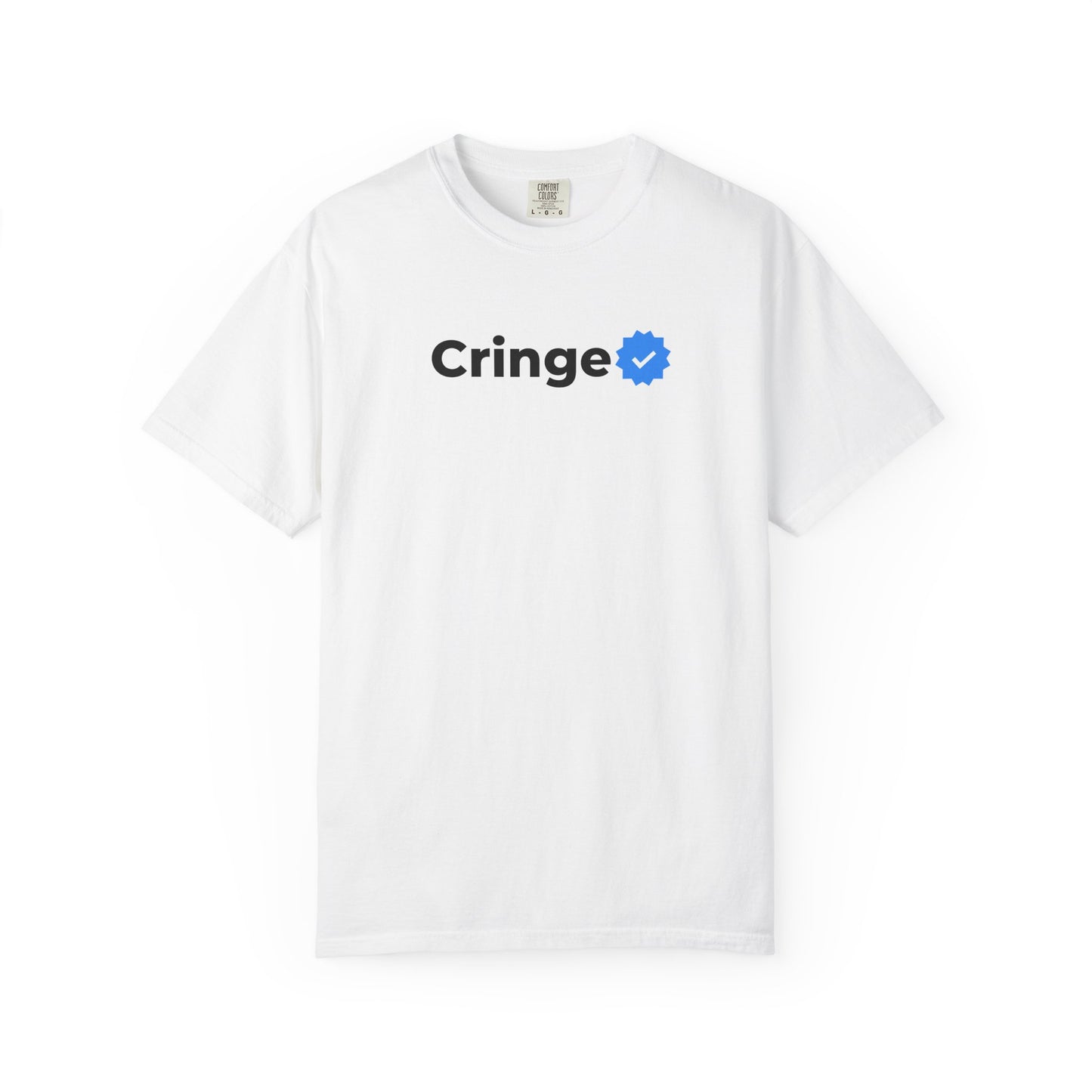 T-shirt "Cringe ✅" – Tee minimaliste humour Gen Z tendance 2025